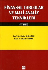 Finansal Tablolar ve Mali Analiz Teknikleri