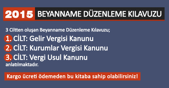 Beyanname Düzenleme Kılavuzu 2015